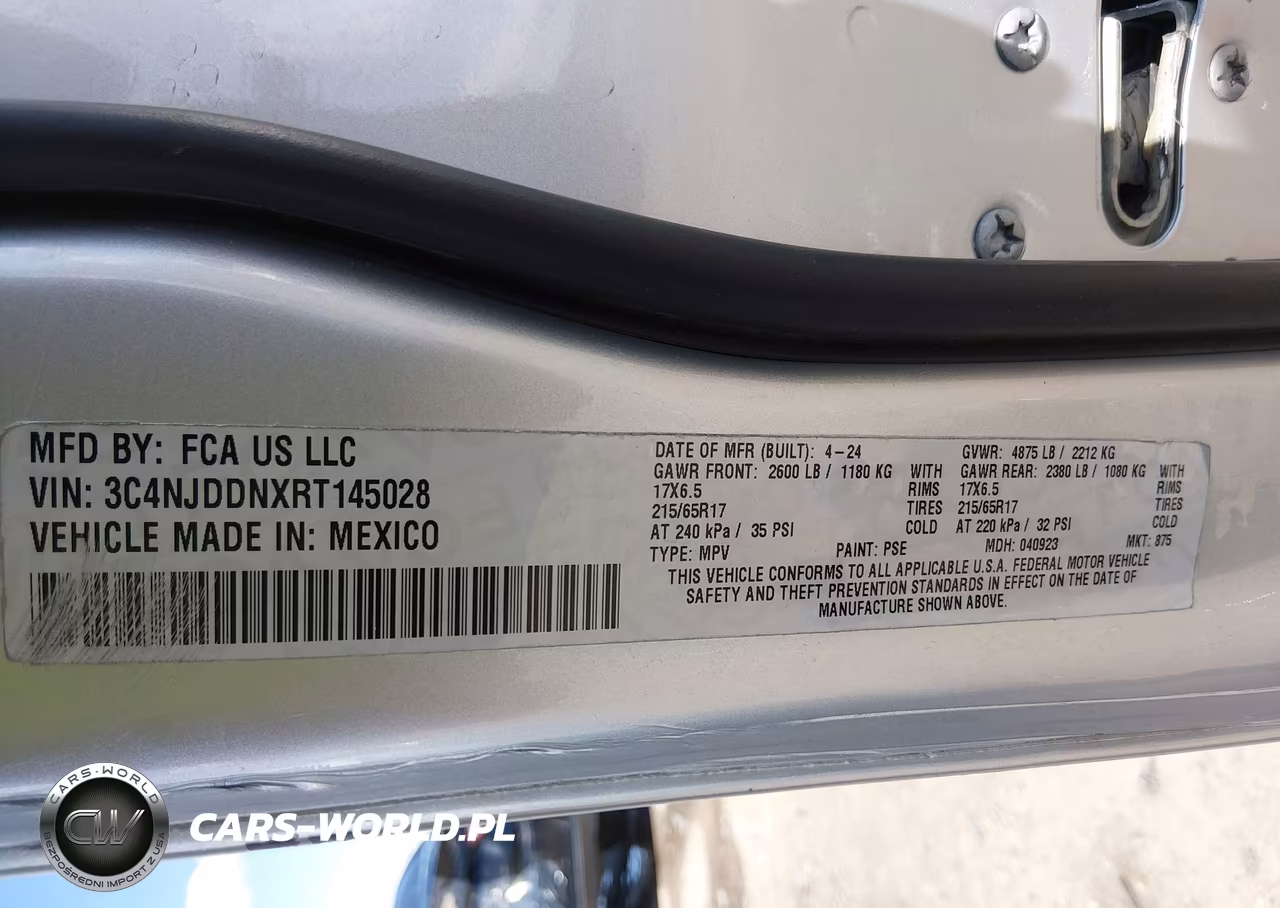 2024 Jeep Compass Trailhawk 4X4 VIN:3C4NJDDNXRT145028 - 9