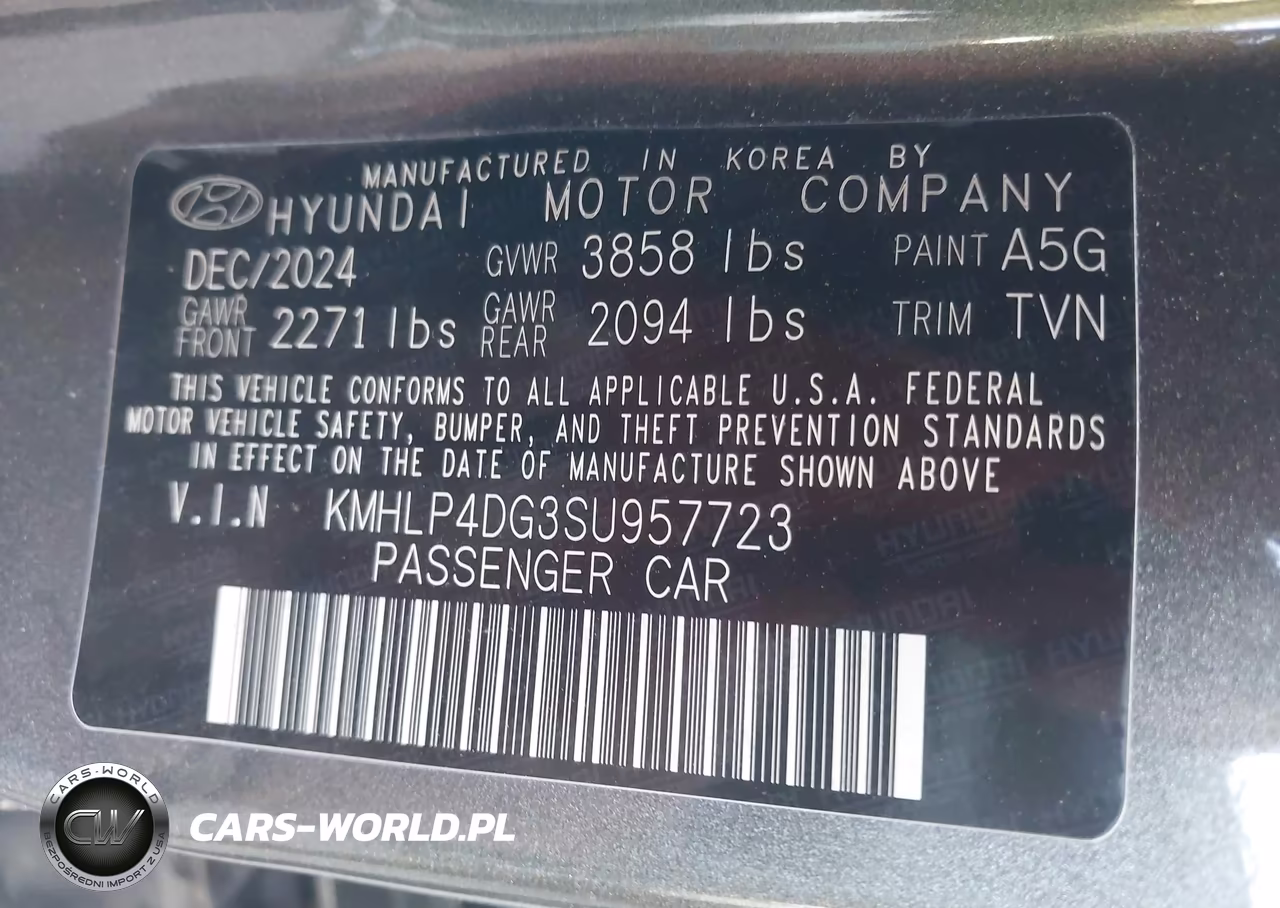 2025 Hyundai Elantra Limited VIN:KMHLP4DG3SU957723 - 9
