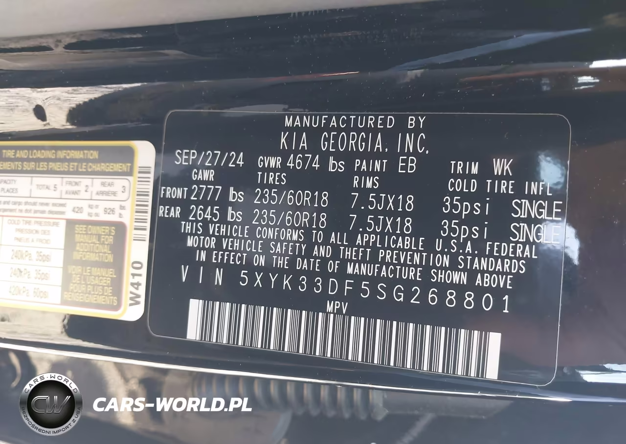 2025 Kia Sportage Ex VIN:5XYK33DF5SG268801 - 9