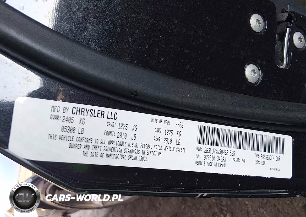 2008 Dodge Challenger Srt8 VIN:2B3LJ74W38H321525 - 9
