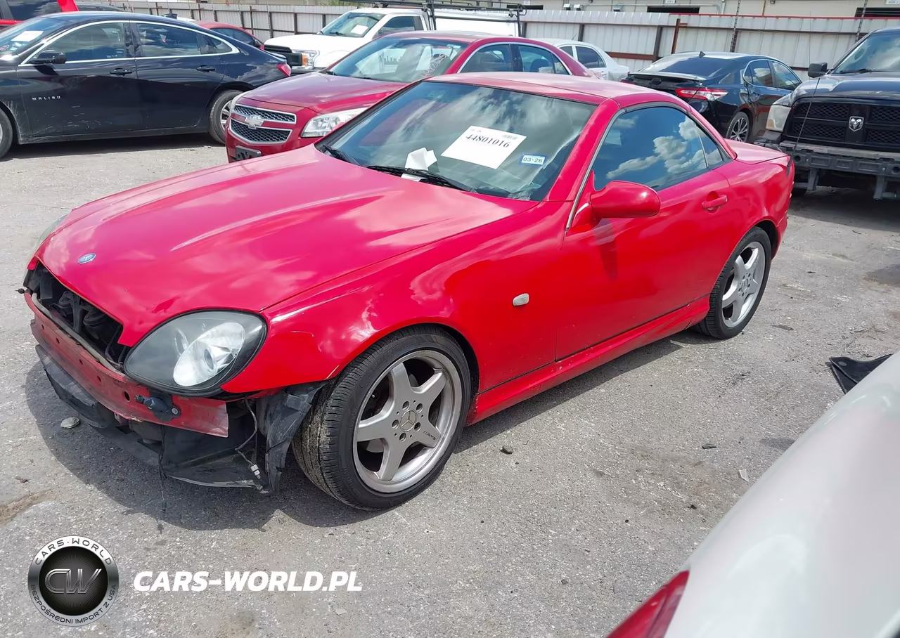 2000 Mercedes-Benz Slk 230 Kompressor VIN:WDBKK47F9YF159742 - 2