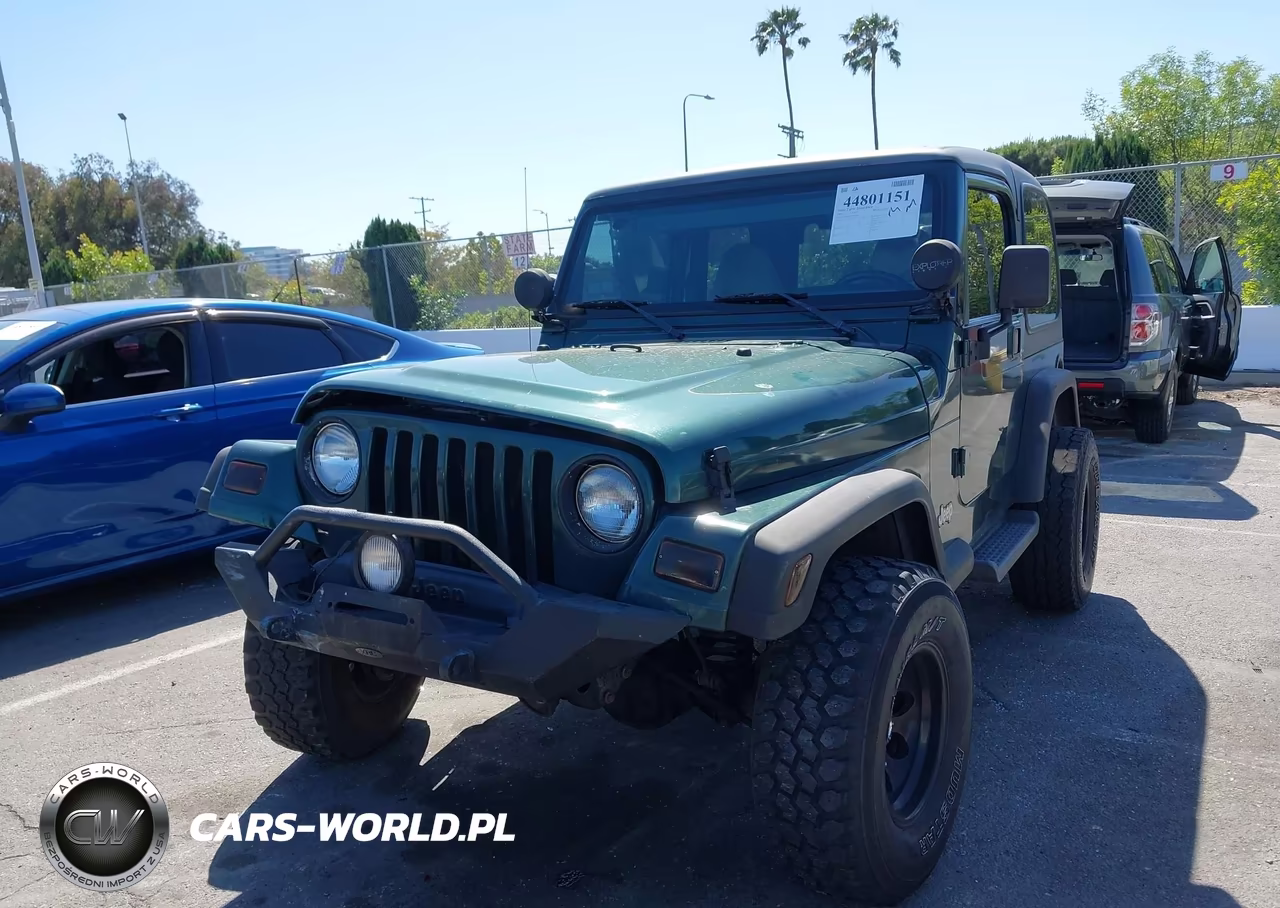 2001 Jeep Wrangler Se VIN:1J4FA29P61P335642 - 2