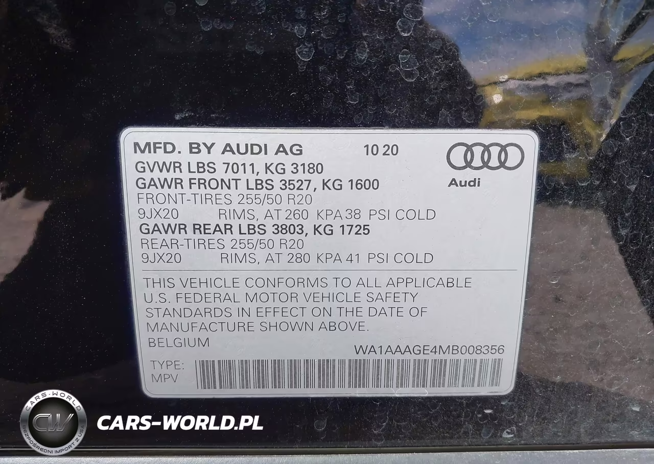 2021 Audi E-Tron Premium Quattro VIN:WA1AAAGE4MB008356 - 9
