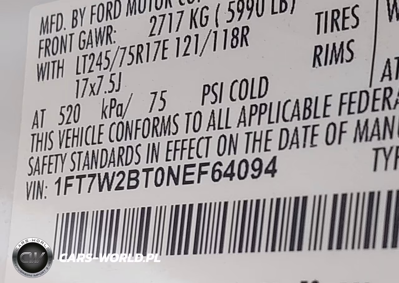 2022 Ford F-250 Xl VIN:1FT7W2BT0NEF64094 - 9