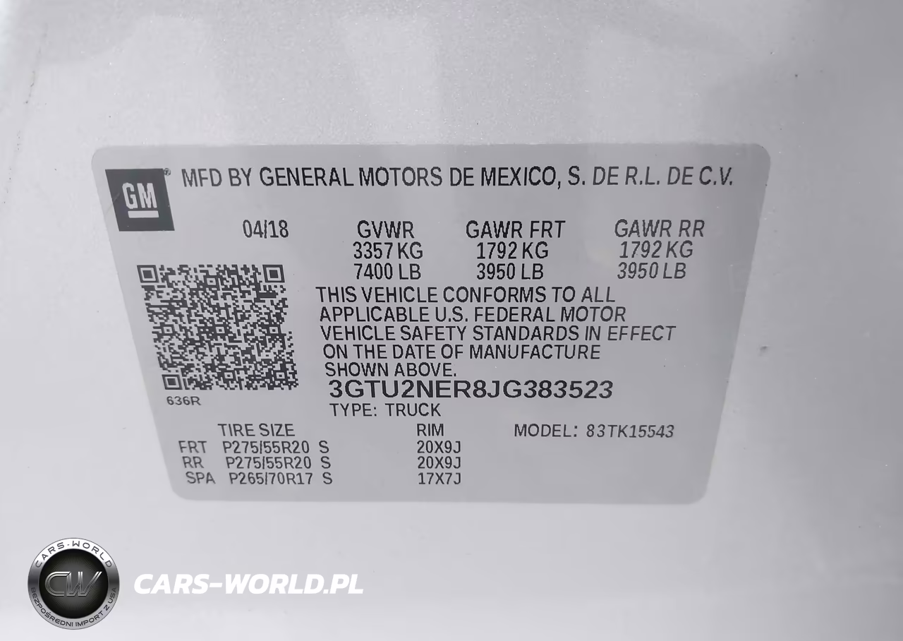 2018 GMC Sierra 1500 Slt VIN:3GTU2NER8JG383523 - 9