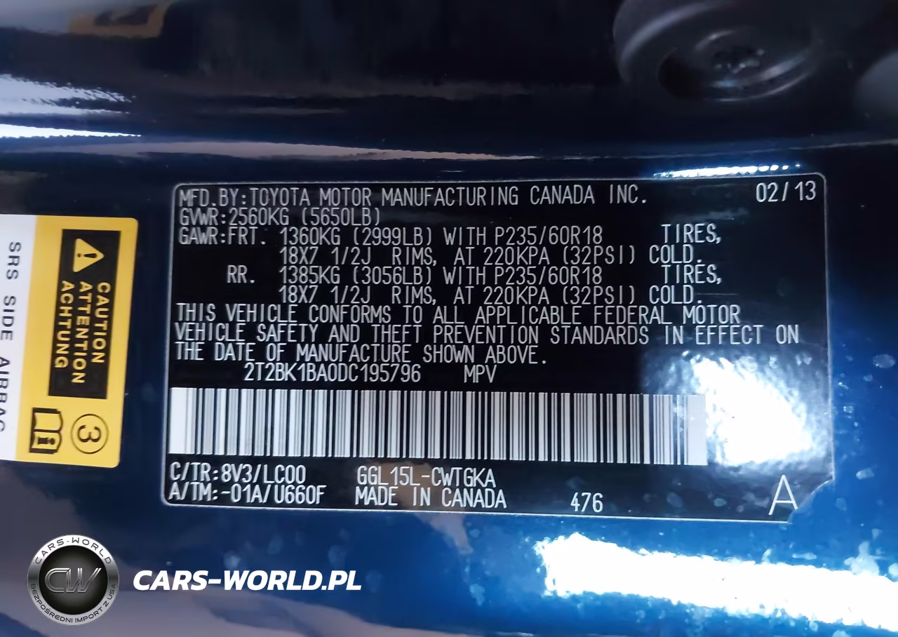 2013 Lexus Rx 350 VIN:2T2BK1BA0DC195796 - 9