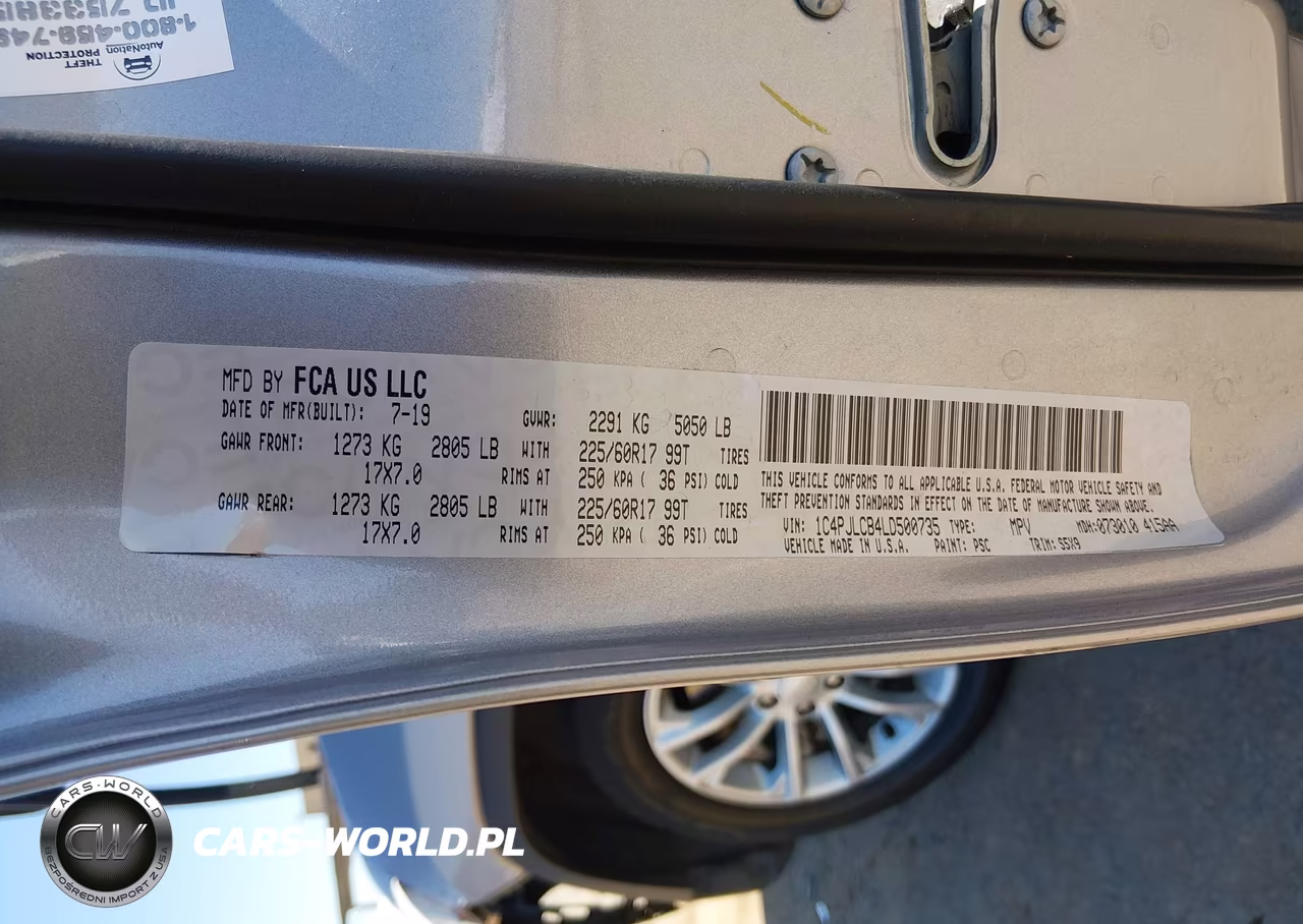 2020 Jeep Cherokee Latitude Fwd VIN:1C4PJLCB4LD500735 - 9