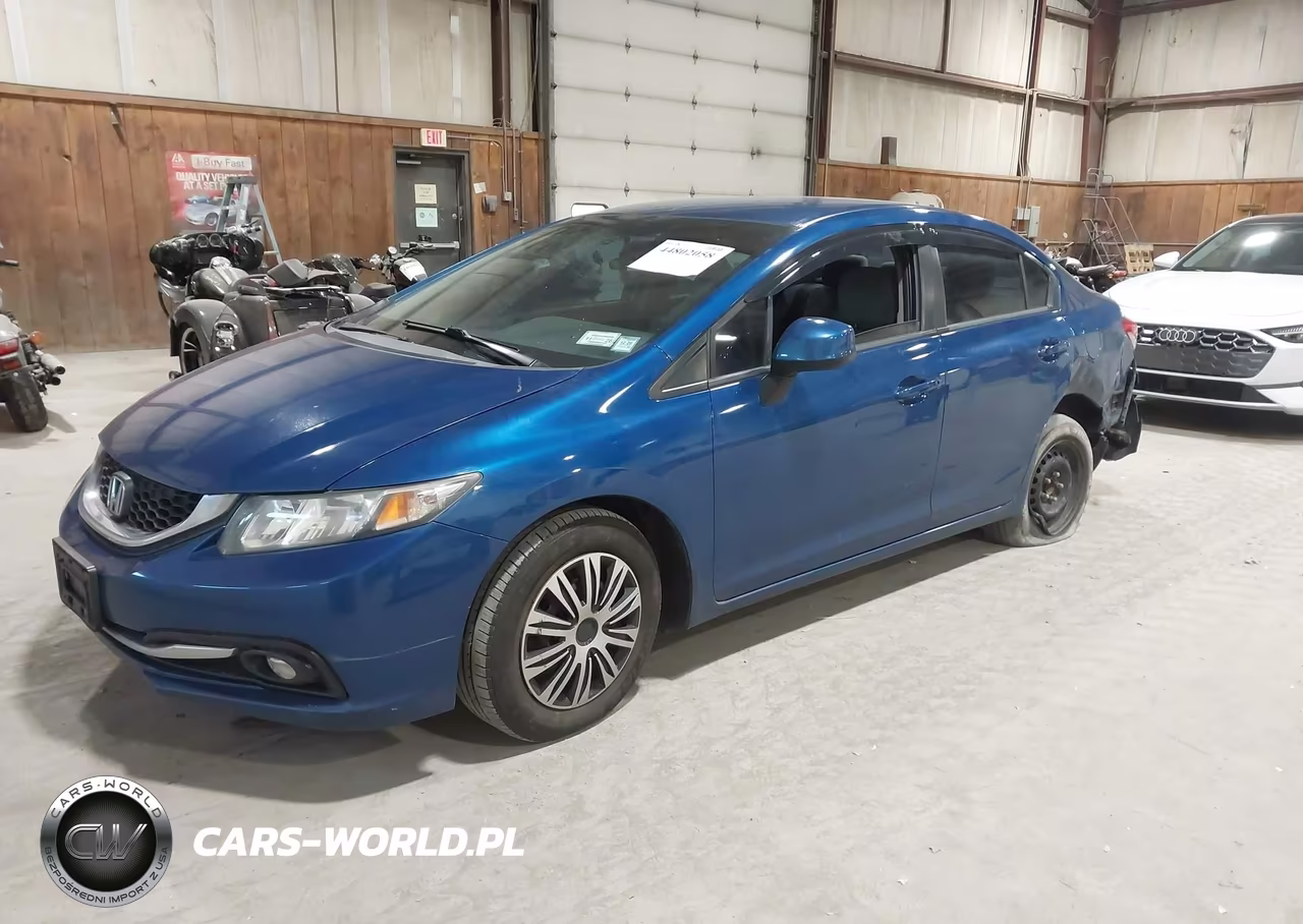 2013 Honda Civic Lx VIN:2HGFB2F51DH592319 - 2