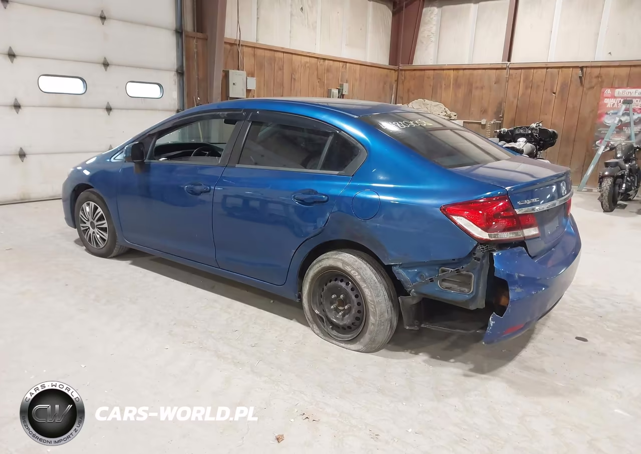 2013 Honda Civic Lx VIN:2HGFB2F51DH592319 - 3