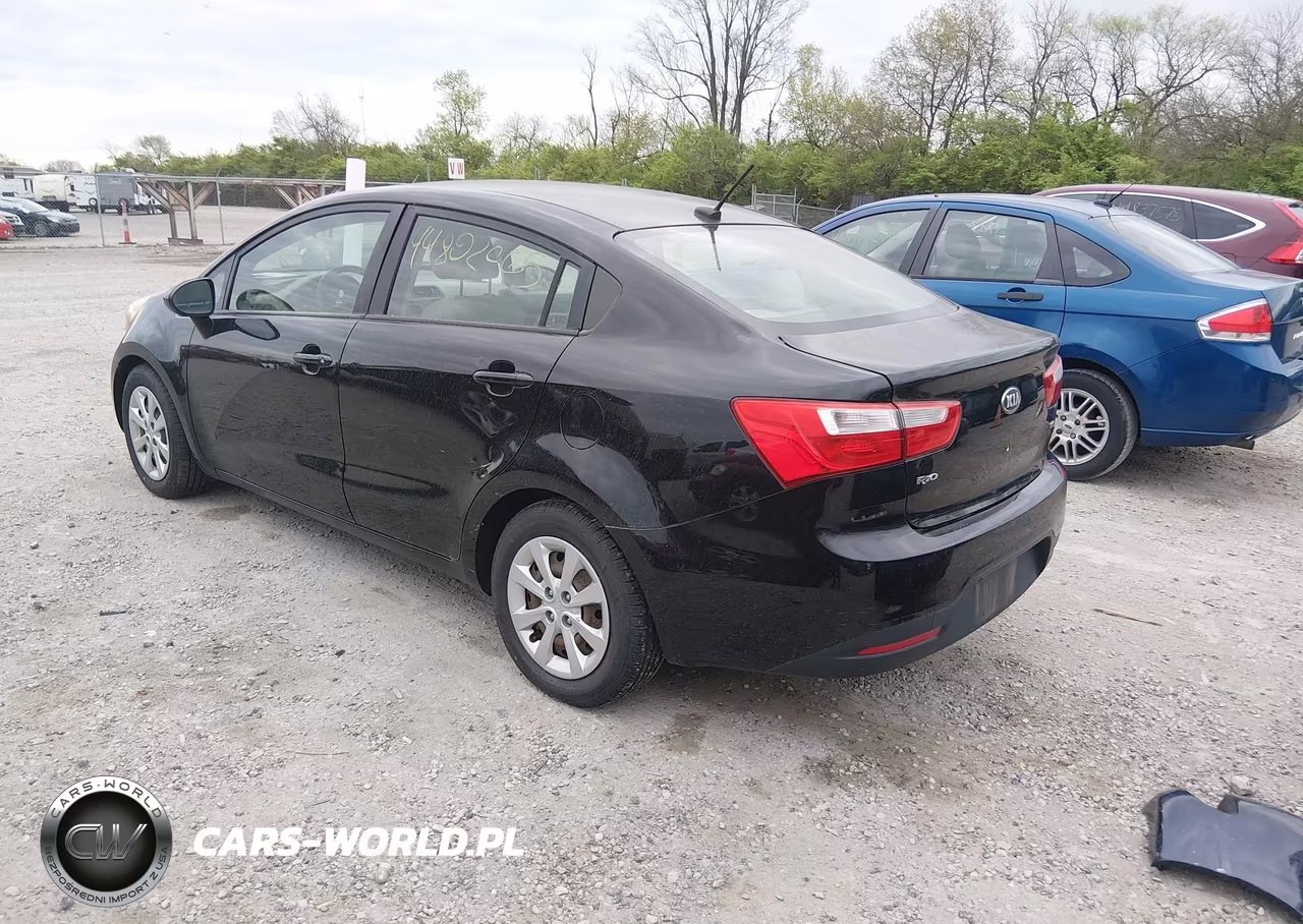 2013 Kia Rio Lx VIN:KNADM4A31D6286012 - 3