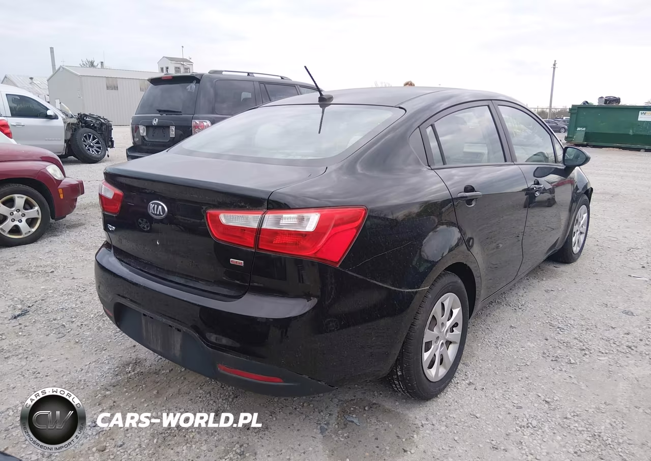 2013 Kia Rio Lx VIN:KNADM4A31D6286012 - 4