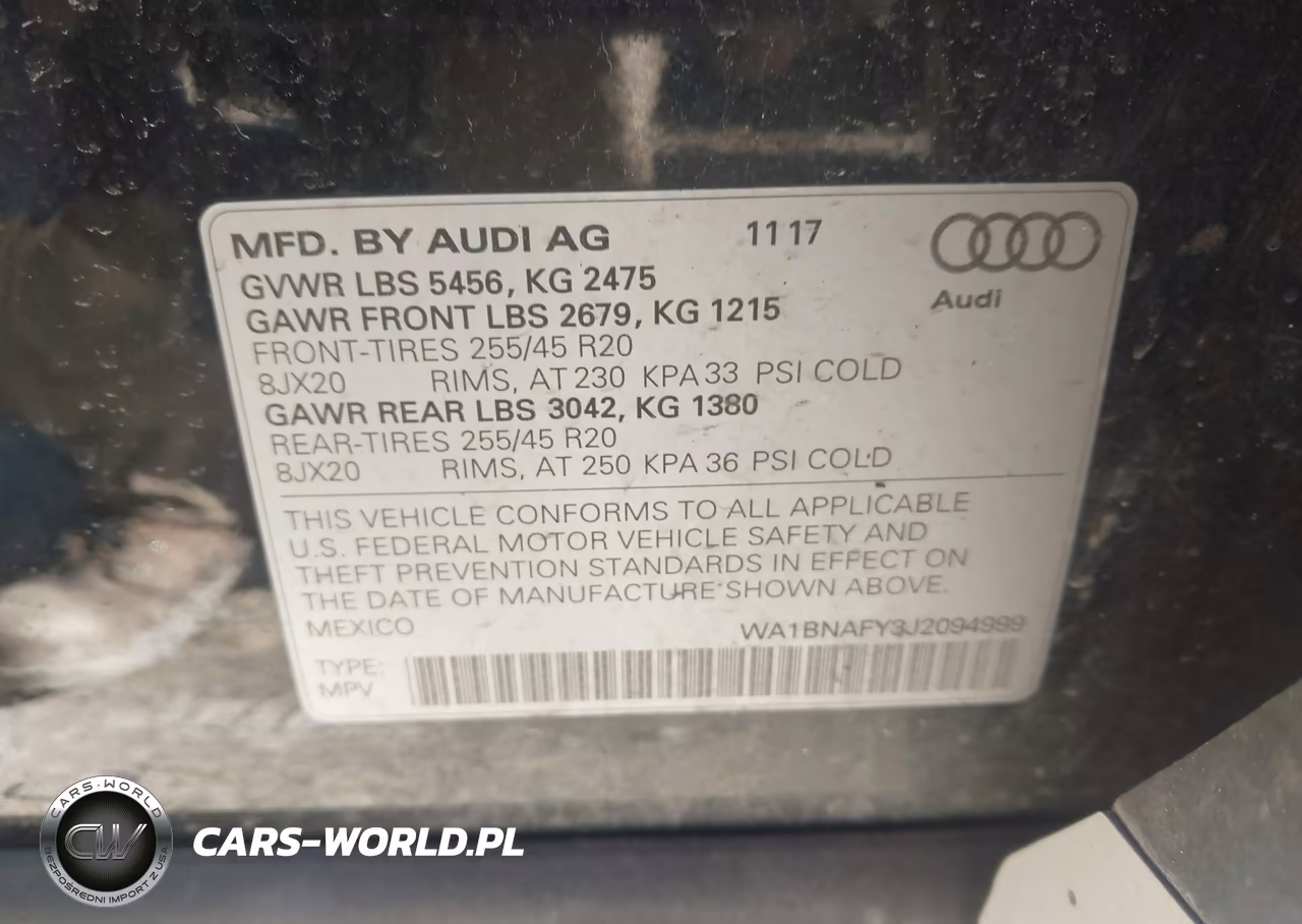 2018 Audi Q5 2.0T Premium-2.0T Tech Premium VIN:WA1BNAFY3J2094999 - 9