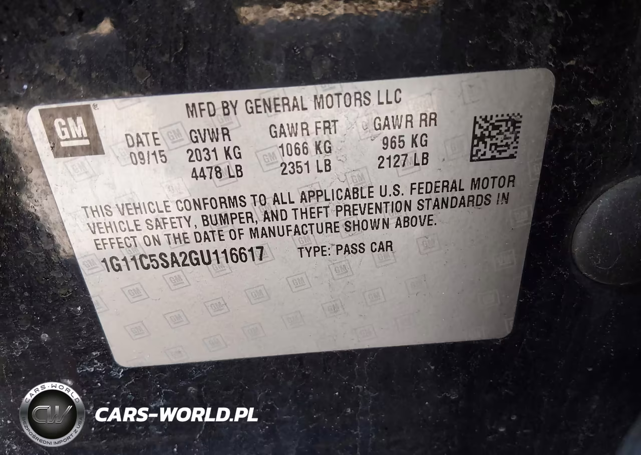 2016 Chevrolet Malibu Limited Lt VIN:1G11C5SA2GU116617 - 9