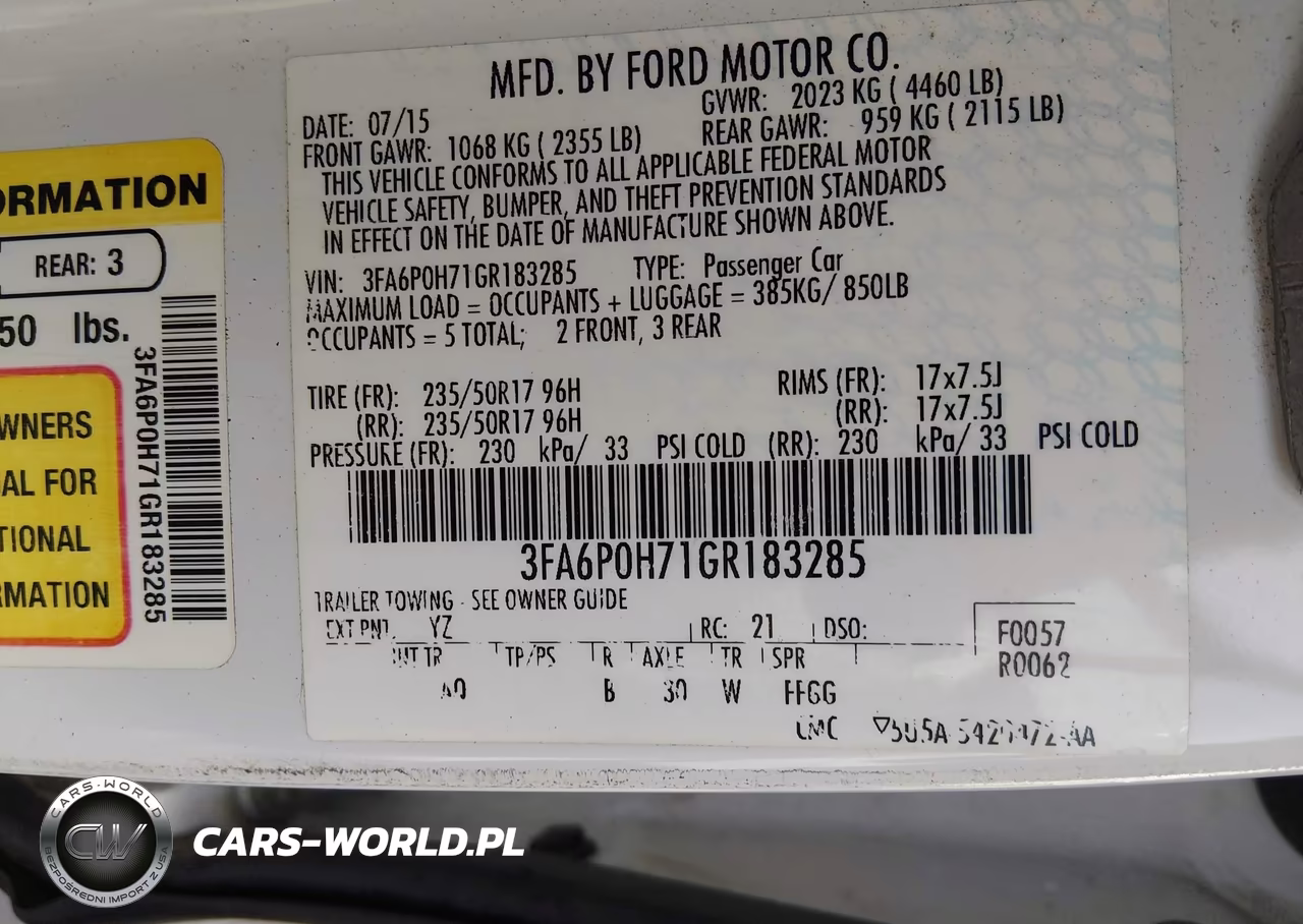 2016 Ford Fusion Se VIN:3FA6P0H71GR183285 - 9
