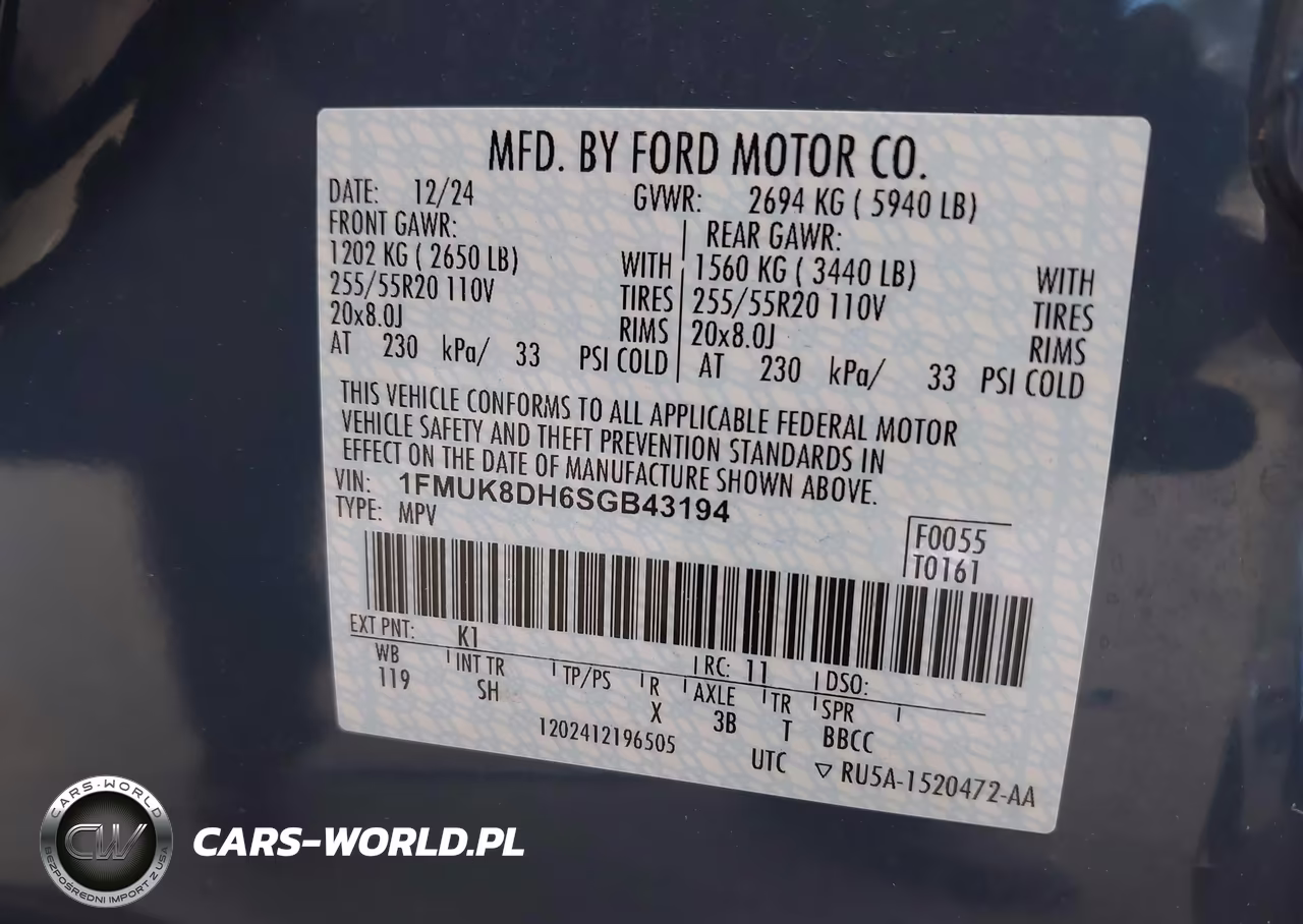2025 Ford Explorer Active VIN:1FMUK8DH6SGB43194 - 9