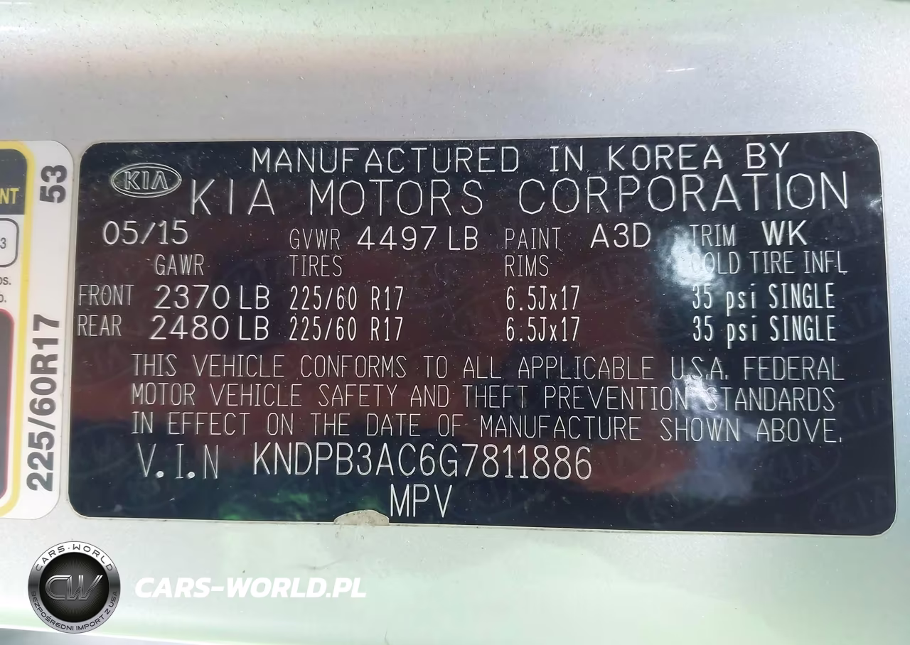 2016 Kia Sportage Lx VIN:KNDPB3AC6G7811886 - 9