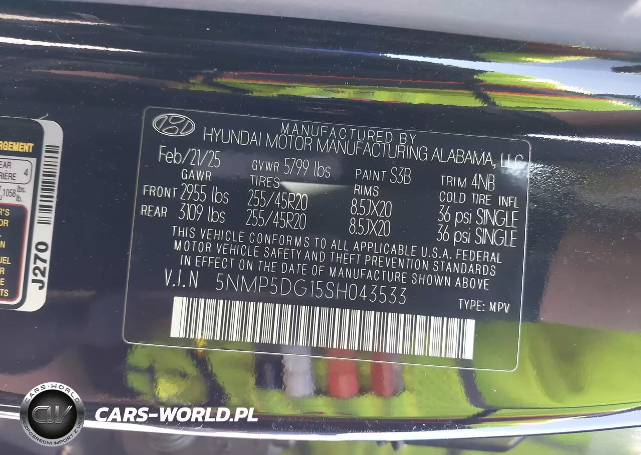 2025 Hyundai Santa Fe Hybrid Calligraphy VIN:5NMP5DG15SH043533 - 9