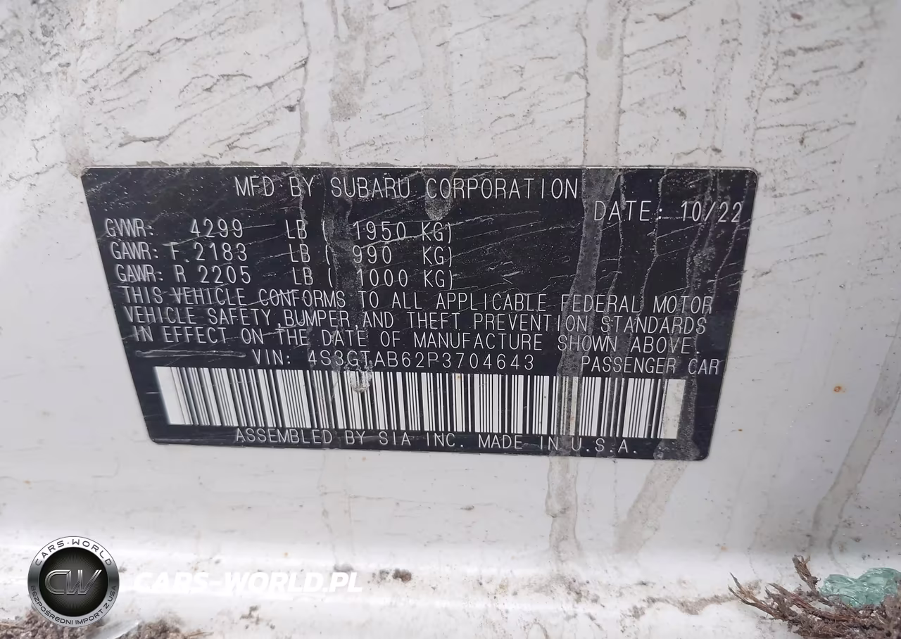 2023 Subaru Impreza Base 5-Door VIN:4S3GTAB62P3704643 - 9