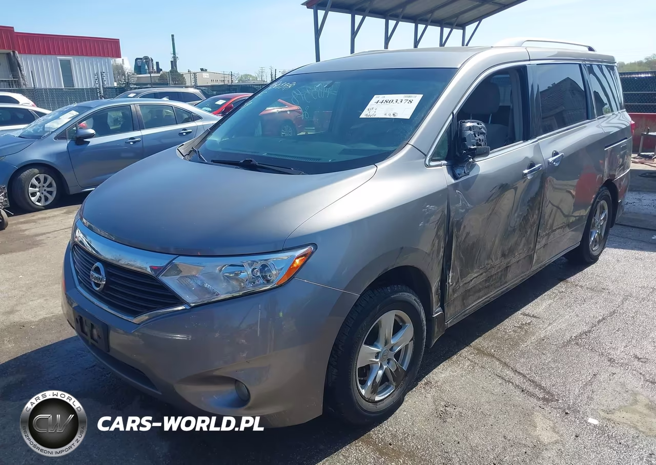 2013 Nissan Quest Sv VIN:JN8AE2KP1D9067322 - 2