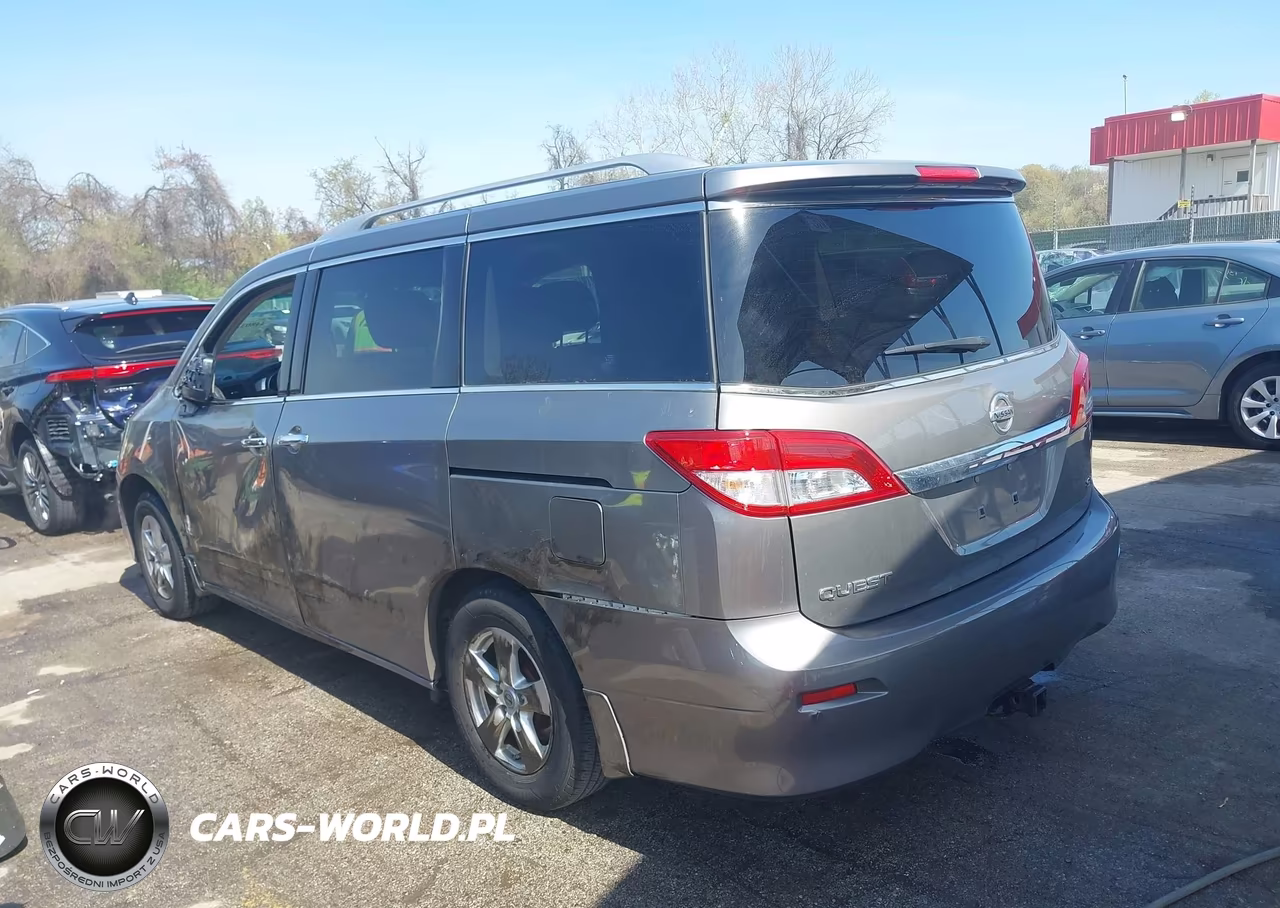 2013 Nissan Quest Sv VIN:JN8AE2KP1D9067322 - 3