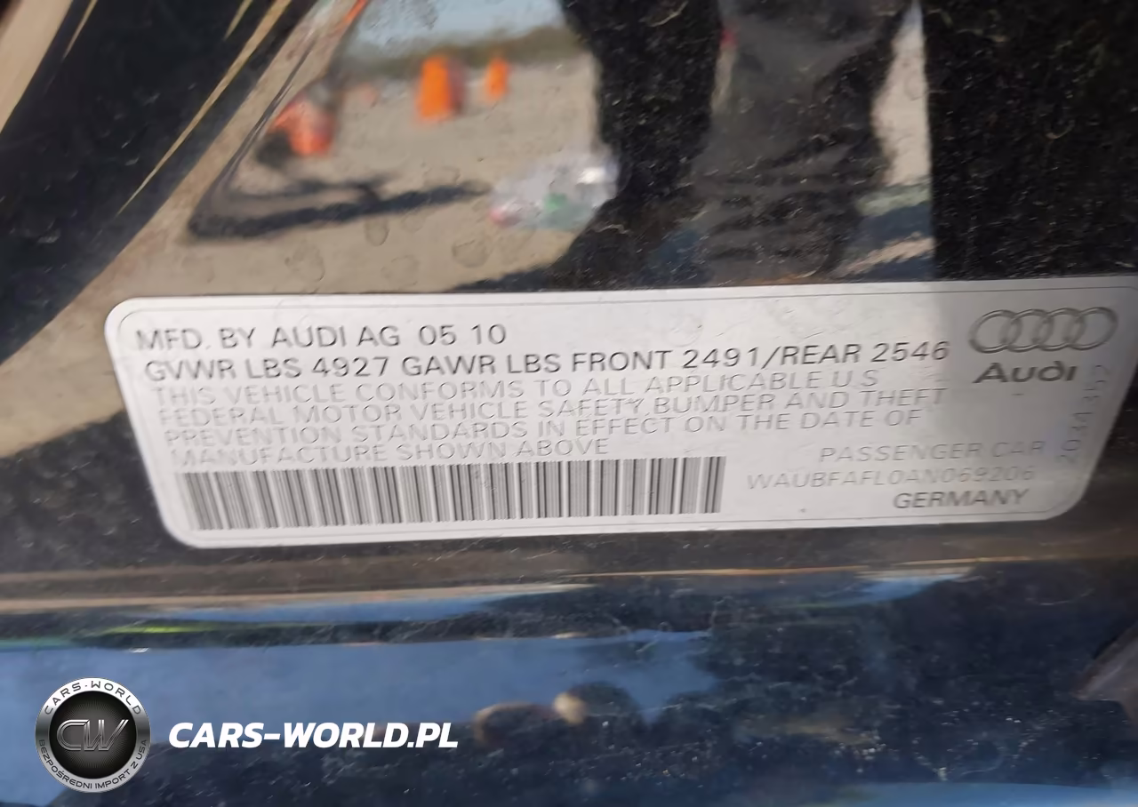 2010 Audi A4 2.0T Premium VIN:WAUBFAFL0AN069206 - 9
