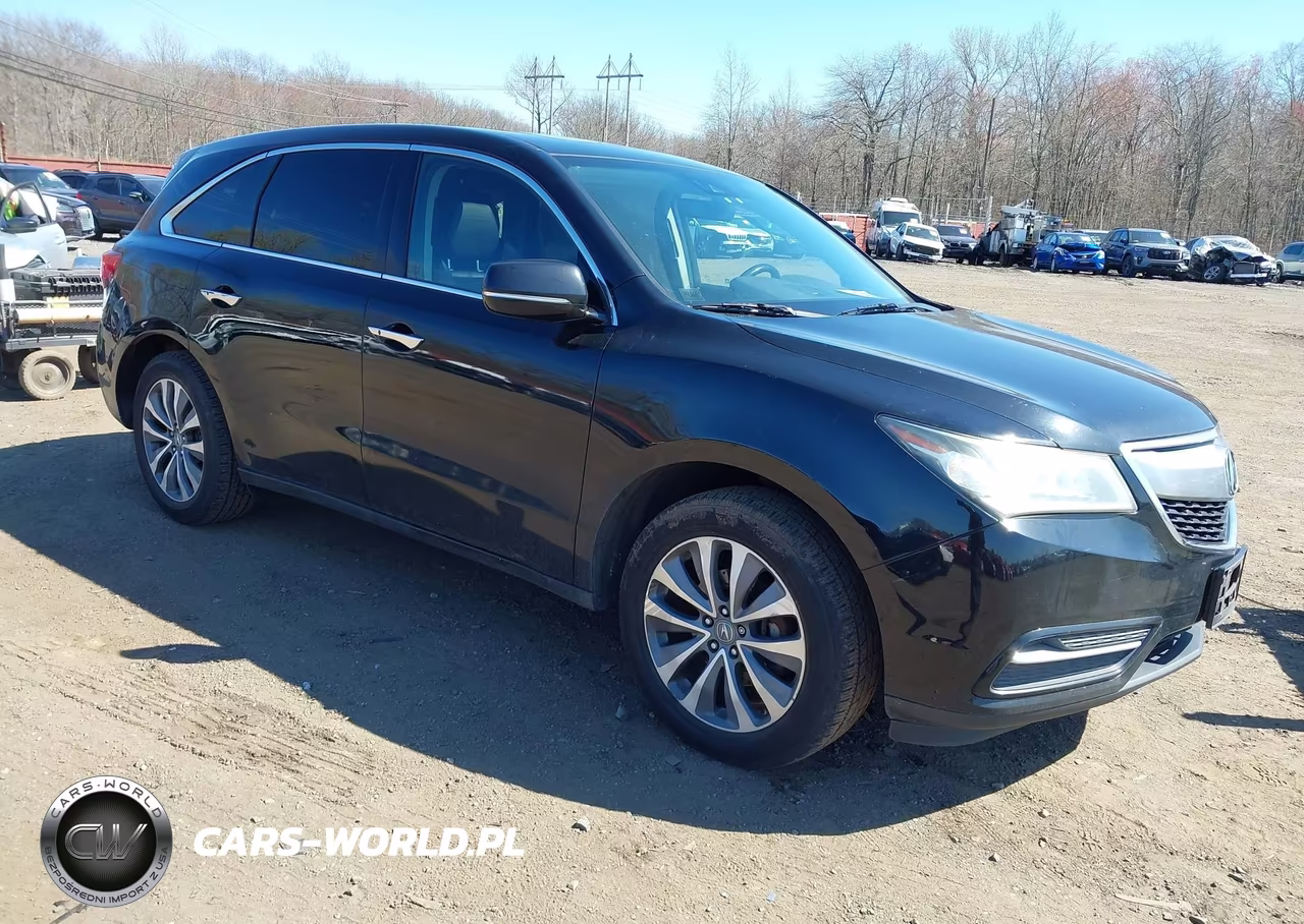 2016 Acura Mdx Technology Entertainment Packages-Technology, Entertainment Acurawatch Plus Packages