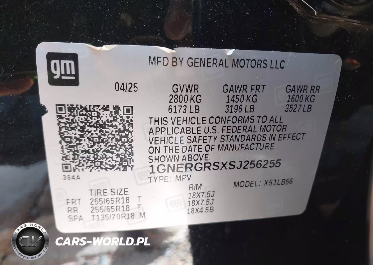 2025 Chevrolet Traverse Fwd Lt VIN:1GNERGRSXSJ256255 - 9