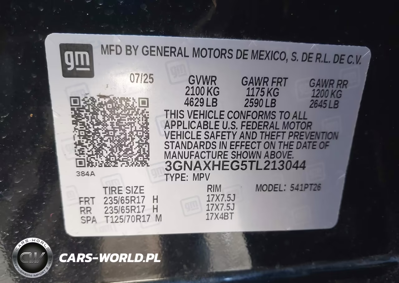 2026 Chevrolet Equinox Fwd Lt VIN:3GNAXHEG5TL213044 - 9