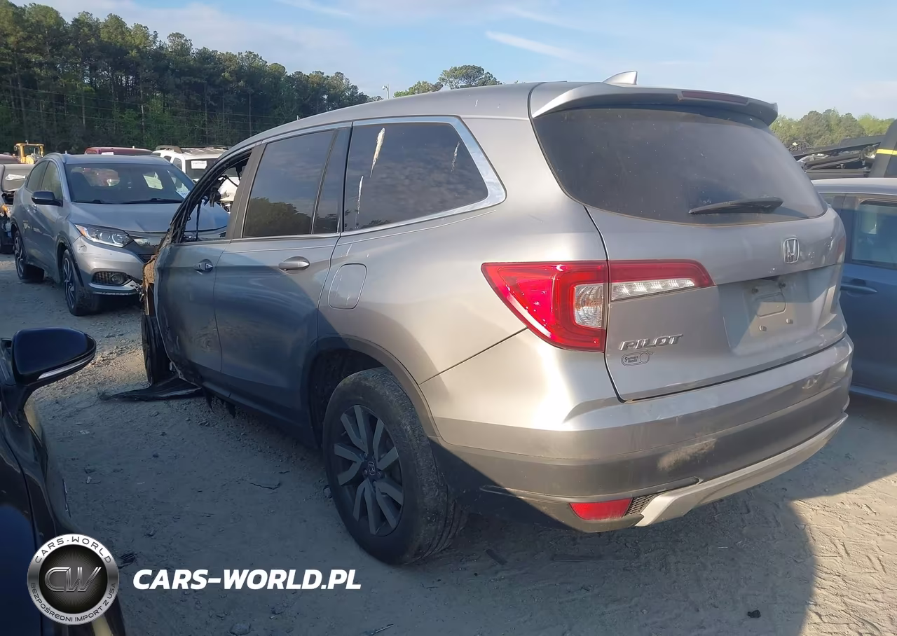 2019 Honda Pilot Ex VIN:5FNYF6H39KB076422 - 3