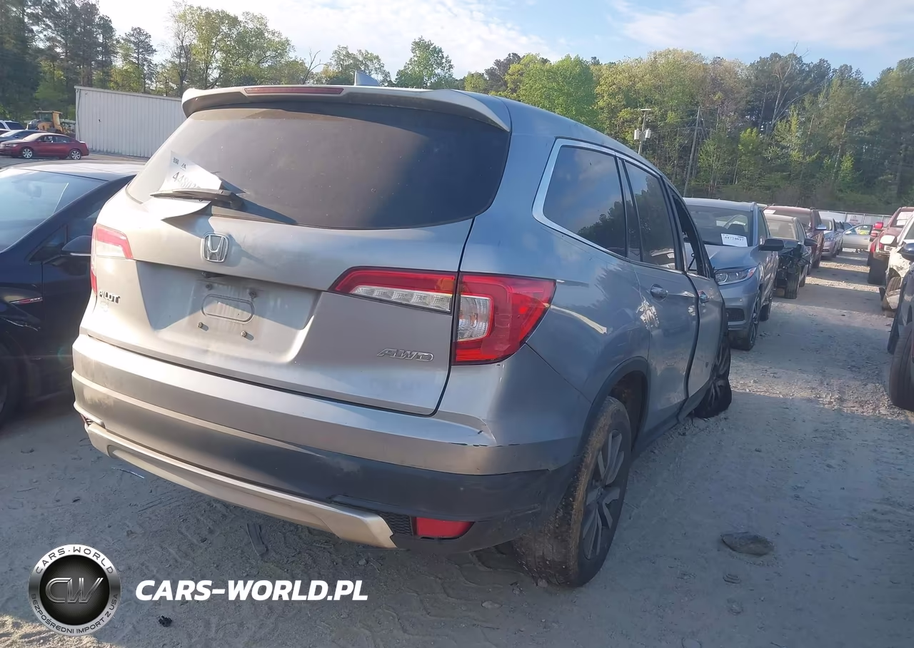 2019 Honda Pilot Ex VIN:5FNYF6H39KB076422 - 4