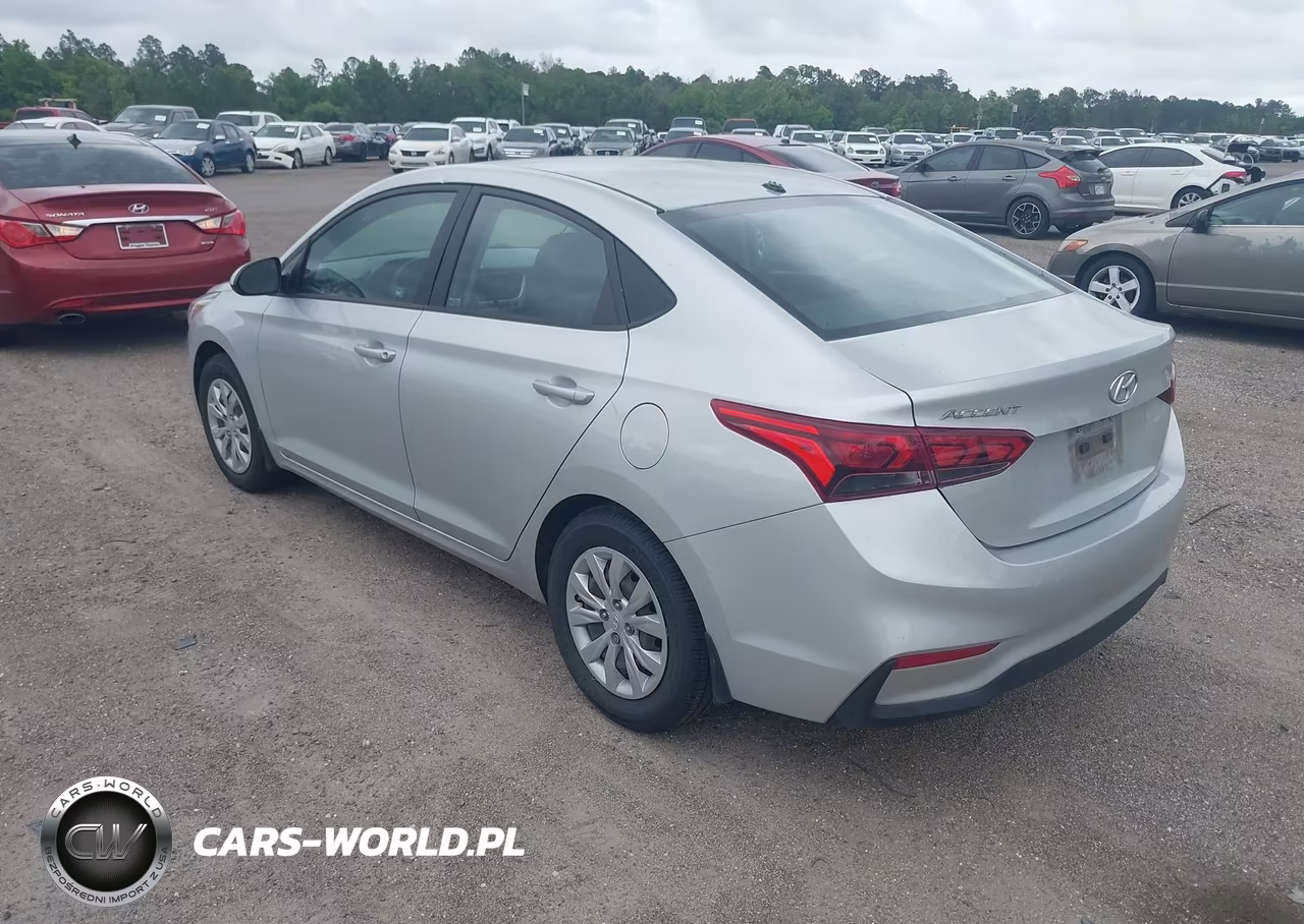 2021 Hyundai Accent Se VIN:3KPC24A61ME151265 - 3