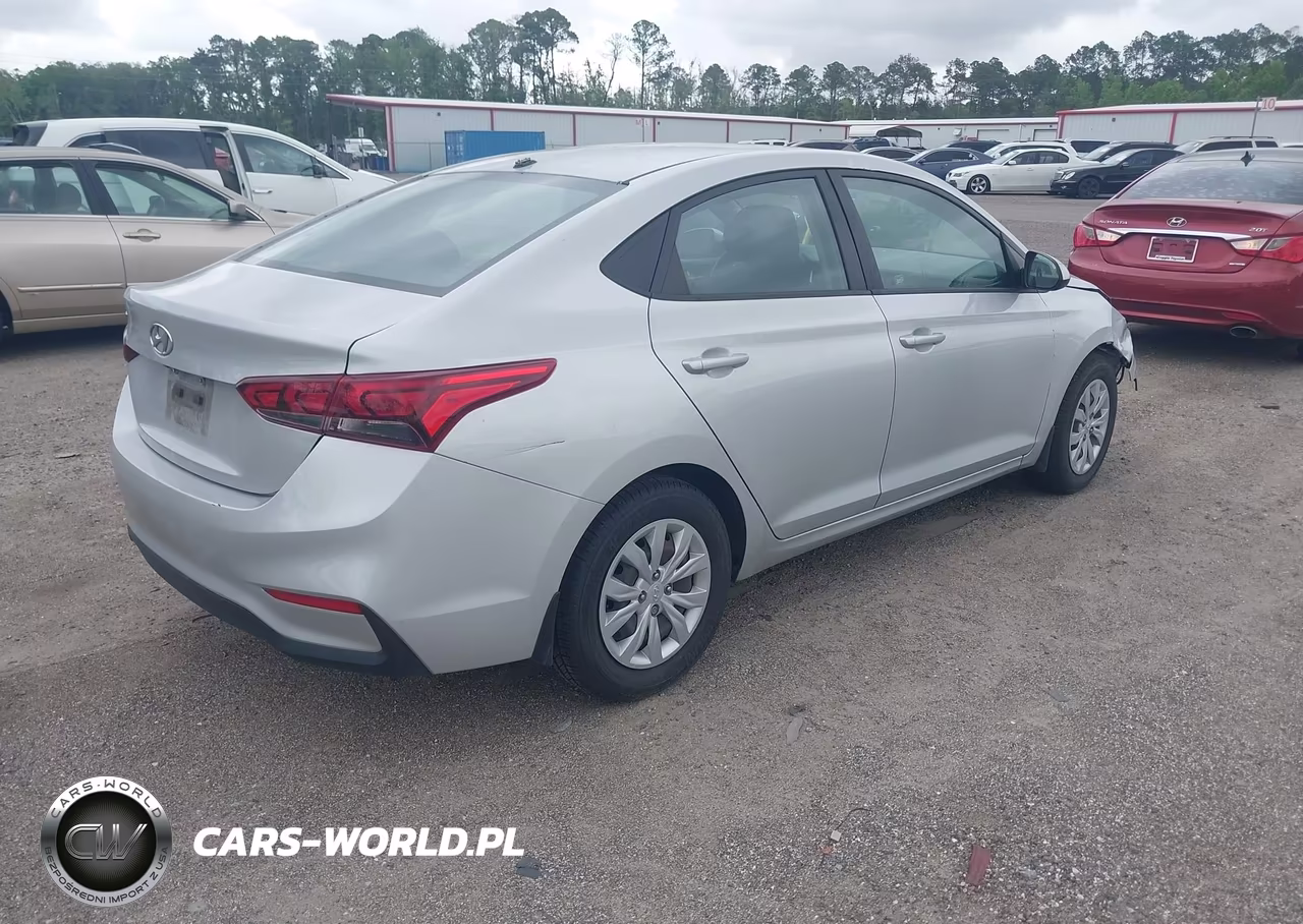 2021 Hyundai Accent Se VIN:3KPC24A61ME151265 - 4