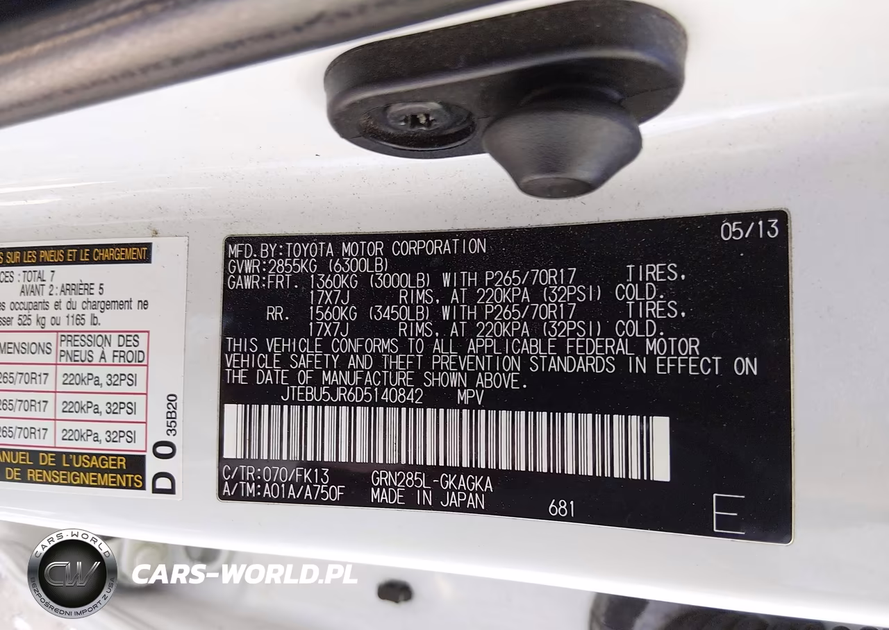 2013 Toyota 4Runner Sr5 VIN:JTEBU5JR6D5140842 - 9