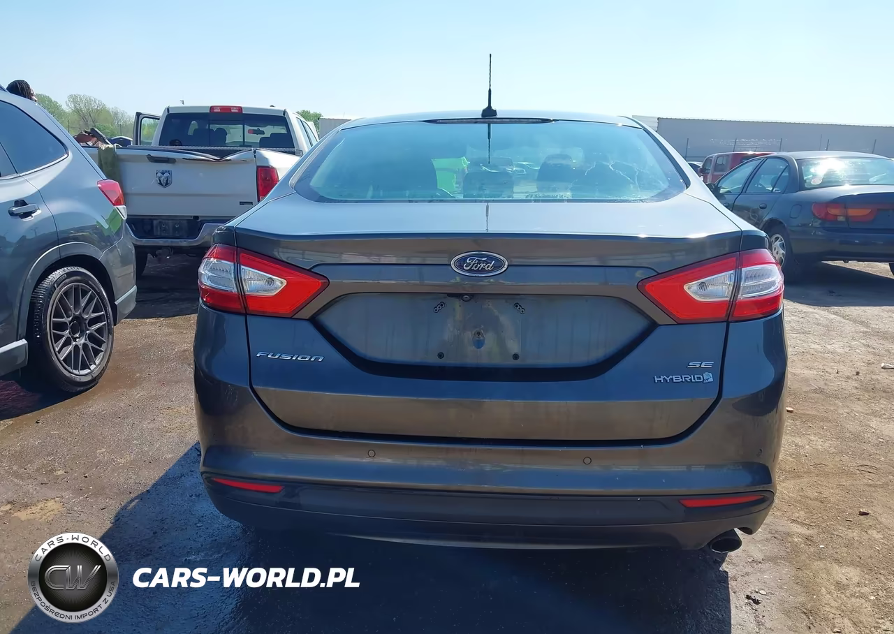 2016 Ford Fusion Hybrid Se VIN:3FA6P0LUXGR318552 - 16
