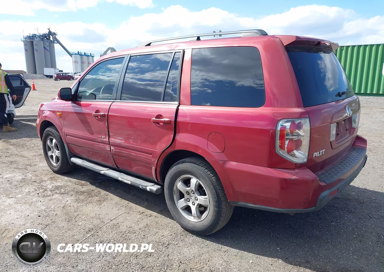 2006 Honda Pilot Ex-L VIN:2HKYF18556H506698 - 3