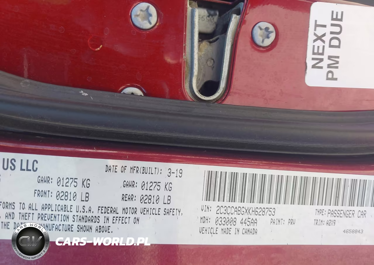 2019 Chrysler 300 300S VIN:2C3CCABGXKH628753 - 9