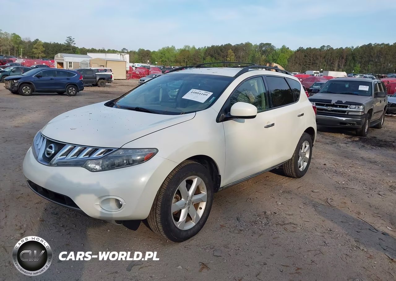2010 Nissan Murano Sl VIN:JN8AZ1MU3AW011655 - 2