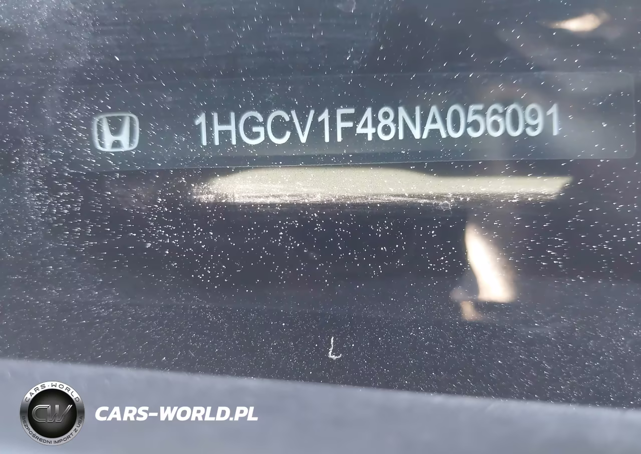 2022 Honda Accord Sport Special Edition VIN:1HGCV1F48NA056091 - 9