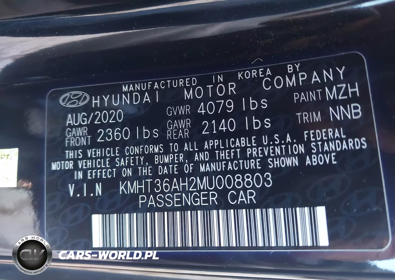 2021 Hyundai Veloster N VIN:KMHT36AH2MU008803 - 9