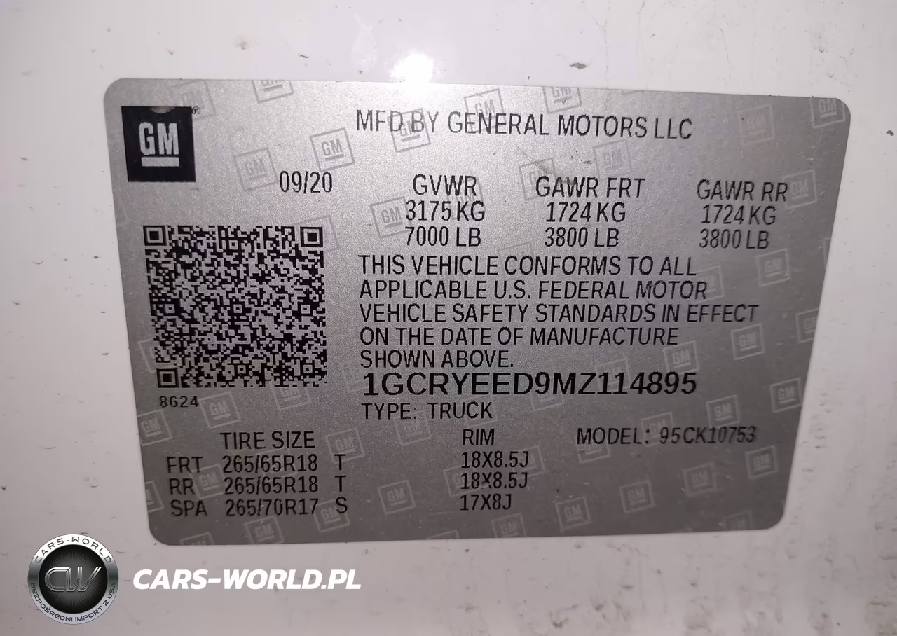 2021 Chevrolet Silverado 1500 4Wd Standard Bed Rst VIN:1GCRYEED9MZ114895 - 9