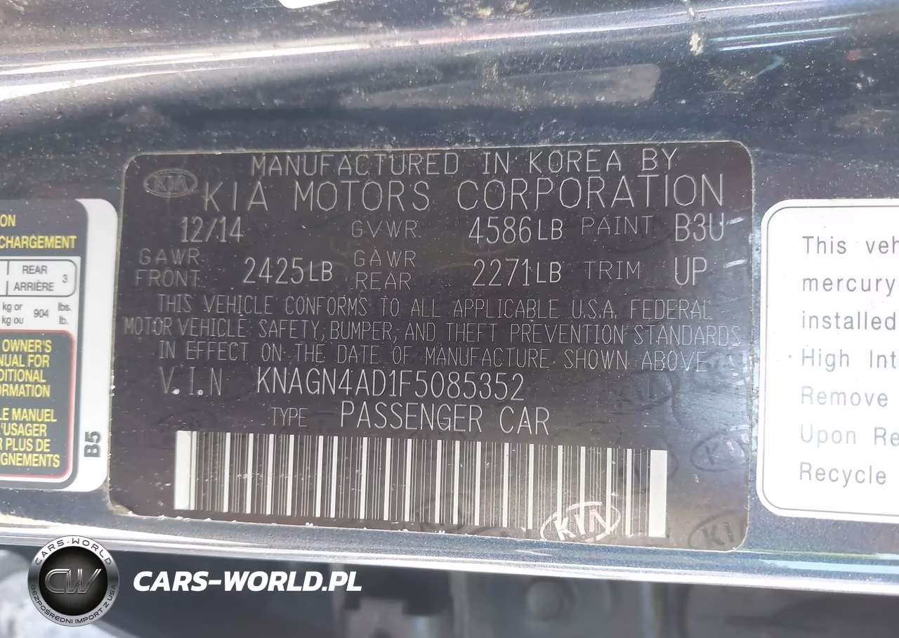 2015 Kia Optima Hybrid Ex VIN:KNAGN4AD1F5085352 - 9