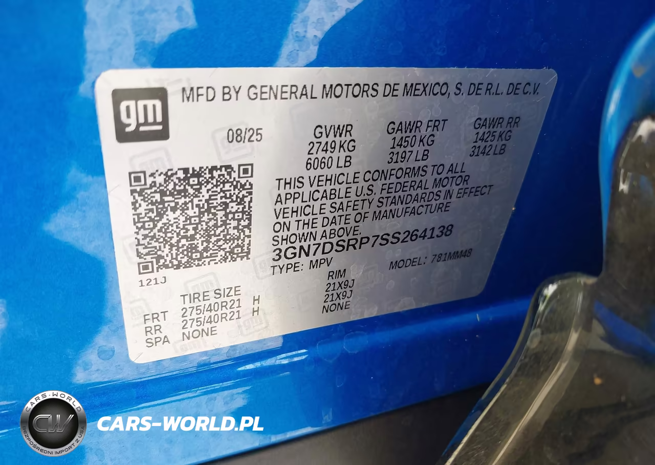2025 Chevrolet Equinox Ev Rs VIN:3GN7DSRP7SS264138 - 9