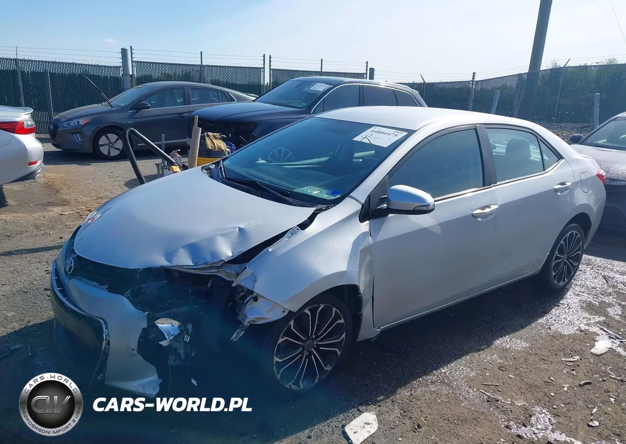 2016 Toyota Corolla S Plus VIN:2T1BURHE2GC585603 - 2