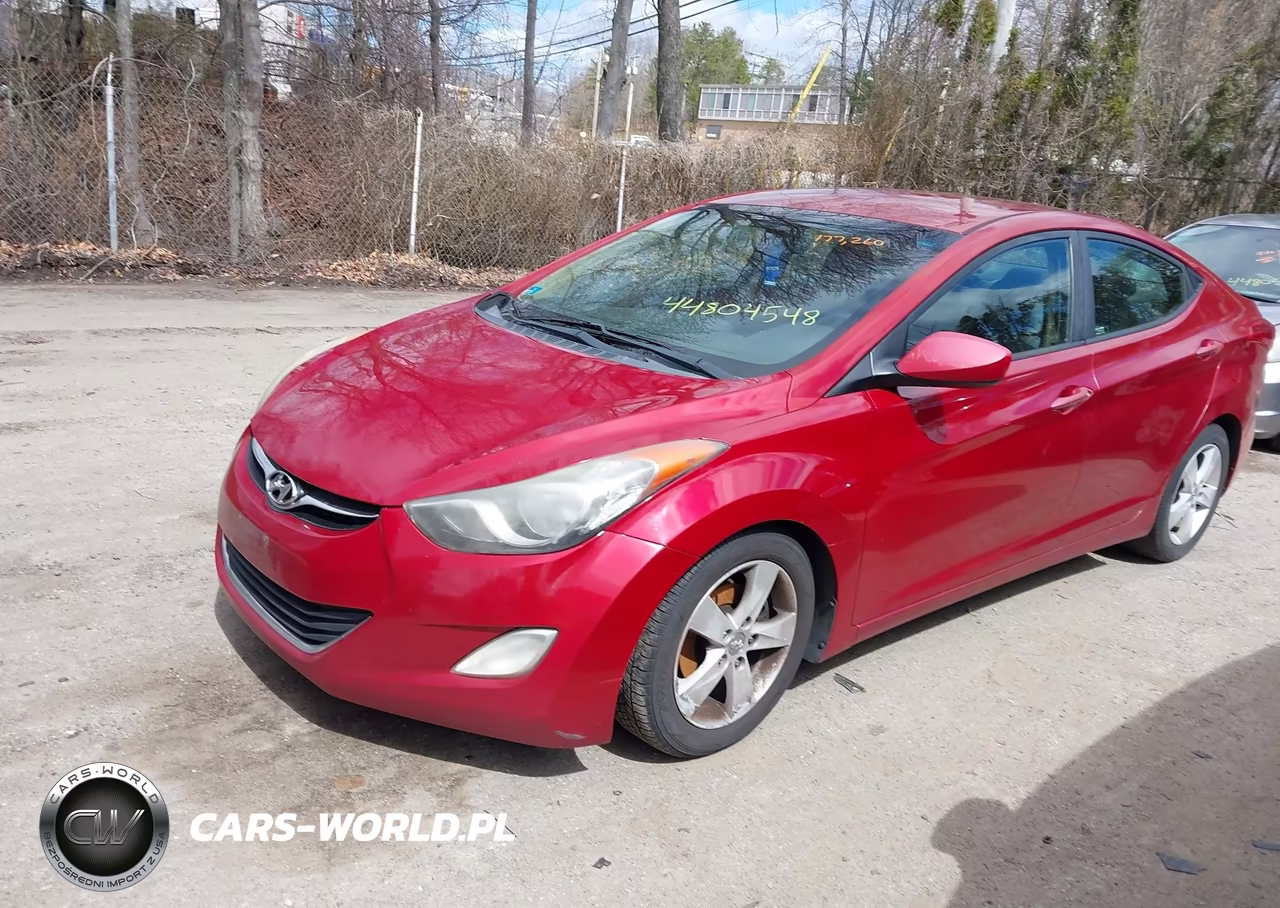 2012 Hyundai Elantra Gls (Ulsan Plant) VIN:KMHDH4AE9CU202890 - 2