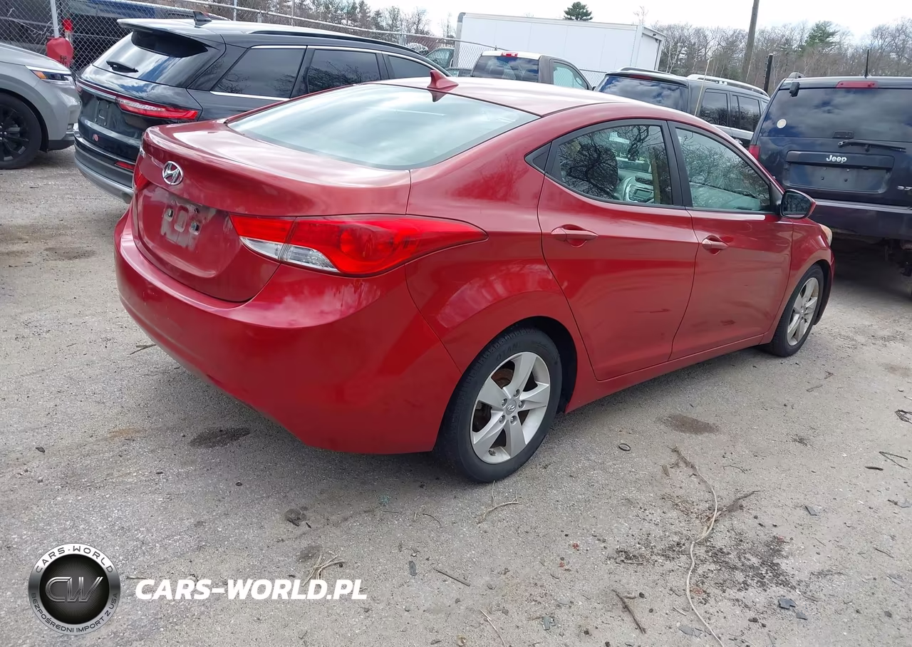 2012 Hyundai Elantra Gls (Ulsan Plant) VIN:KMHDH4AE9CU202890 - 4