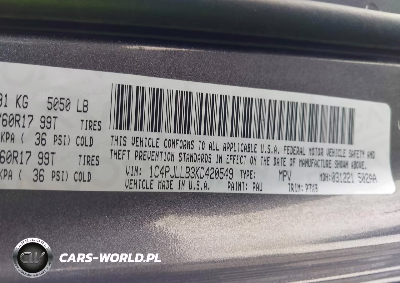 2019 Jeep Cherokee Latitude Plus Fwd VIN:1C4PJLLB3KD420549 - 9