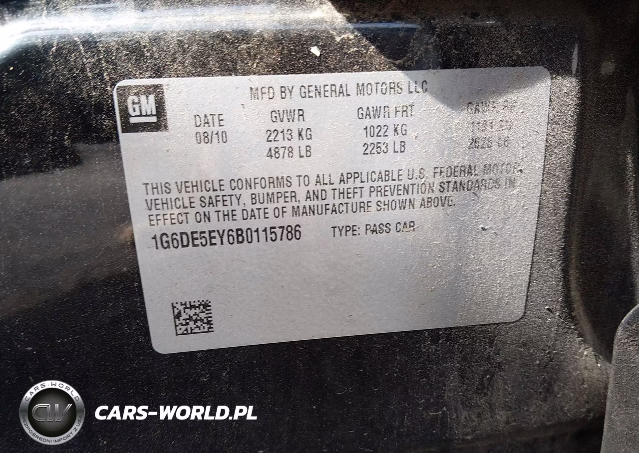 2011 Cadillac Cts Luxury VIN:1G6DE5EY6B0115786 - 9