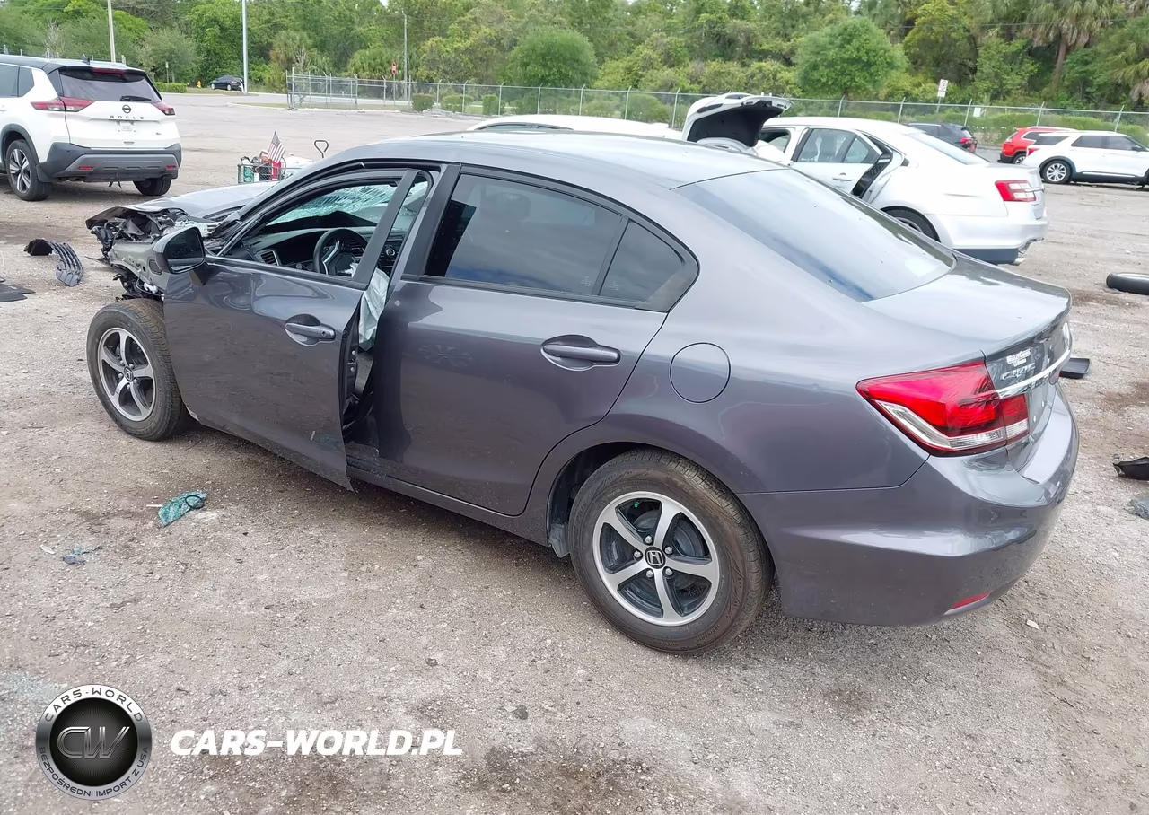 2015 Honda Civic Lx VIN:19XFB2F52FE250021 - 3