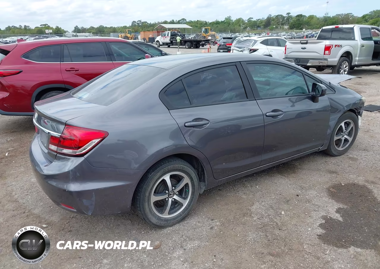 2015 Honda Civic Lx VIN:19XFB2F52FE250021 - 4