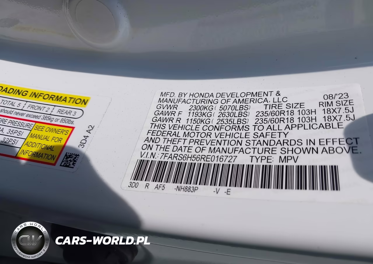 2024 Honda Cr-V Hybrid Sport VIN:7FARS6H56RE016727 - 9